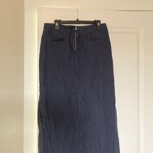 Talbots Navy Pencil Skirt